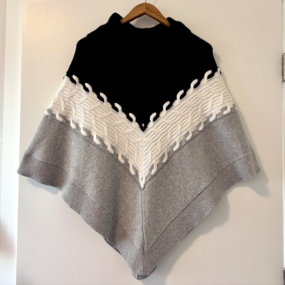 Talbots Knit Poncho - Picture 4 of 6